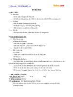 Giáo án vật lý 6 bài 1 đo độ dài