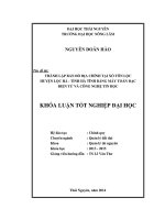 Thành lập bản đồ địa chính tại xã Tân Lộc - huyện Lộc Hà - tỉnh Hà Tĩnh bằng máy toàn đạc điện tử và công nghệ tin học.