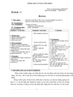 giáo án tiếng anh 8  3 cột