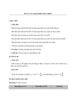 Giáo án các mạch điện xoay chiều vật lý 12