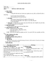 GIÁO ÁN HÓA HỌC LỚP 8 MỚI NHẤT.