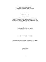 Phân tách bằng các phương pháp sắc ký và nghiên cứu một số tính chất của ribonuclease từ nọc rắn hổ mang (LV00286)
