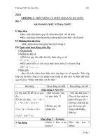 Giáo án môn toán 8 phần đại số