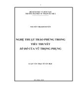 Nghệ thuật trào phúng trong tiểu thuyết Số đỏ của Vũ Trọng Phụng