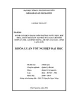 Đánh giá hiện trạng môi trường nước thải, khí thải, chất thải rắn tại nhà máy lọc chì thỏi thôn An Tri – Xã Bình Trung – Huyện Cao Lộc – Tỉnh Lạng Sơn.