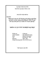 Đánh giá công tác bồi thường giải phóng mặt bằng tại dự án cải tạo nâng cấp đường Lý Thái Tổ qua cầu Gạo đến quốc lộ 2 tránh TP Tuyên Quang.