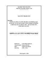 Đánh giá công tác bồi thường giải phóng mặt bằng dự án xây dựng khu công nghiệp Yên Bình I trên địa bàn xã Đồng Tiến, huyện Phổ Yên, tỉnh Thái Nguyên