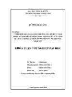 Theo dõi khả năng sinh trưởng của bê HF từ giai đoạn sơ sinh đến 2 tháng tuổi tại trại bò sữa Công ty CP Sữa TH milk food JSC Nghĩa Sơn - Nghĩa Đàn - Nghệ An.