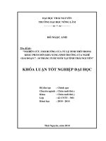 Nghiên cứu ảnh hưởng của tỷ lệ tinh thô trong khẩu phần đến khả năng sinh trưởng của nghé giai đoạn 7 - 10 tháng tuổi nuôi tại tỉnh Thái Nguyên.