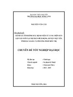 Đánh giá tình hình mắc bệnh viêm tử cung trên lợn nái nuôi tại thị trấn Bích Động - huyện Việt Yên - tỉnh Bắc Giang và phương pháp điều trị bệnh.