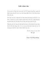 Điểm kỳ dị và nghiệm chuỗi của phương trình vi phân tuyến tính