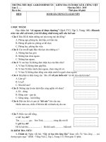 Đề kiểm tra cuối học kì 2 môn Tiếng Việt lớp 2 năm học 2014-2015 trường Tiểu học A Khánh Bình Tây, Cà Mau