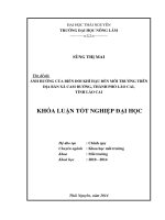 Đánh giá tính dễ bị tổn thương do biến đổi khí hậu trên địa bàn xã Cam Đường, thành phố Lào Cai, tỉnh Lào Cai.