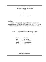 Nghiên cứu đặc điểm dịch tễ bệnh do ấu trùng Cysticercus tenuicollis gây ra ở lợn nuôi tại thành phố Thái Nguyên, tỉnh Thái Nguyên và đề xuất biện pháp phòng chống.