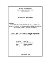 Ứng dụng hệ thống thông tin địa lý (GIS) trong xây dựng và quản lý cơ sở dữ liệu địa chính tại xã Cổ Lũng - huyện Phú Lương - tỉnh Thái Nguyên.