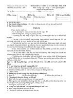 Đề kiểm tra cuối học kì 2 môn Tiếng Việt lớp 3 năm học 2014-2015 trường Tiểu học Quảng Liên, Quảng Bình