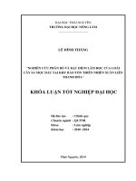 Nghiên cứu phân bố và đặc điểm lâm học của loài cây Sa mộc dầu tại khu bảo tồn thiên nhiên Xuân Liên - Thanh Hóa.