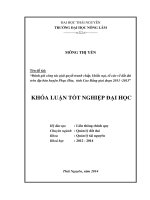 Đánh giá công tác giải quyết tranh chấp, khiếu nại, tố cáo về đất đai trên địa bàn huyện Phục Hòa, tỉnh Cao Bằng giai đoạn 2011 -2013.