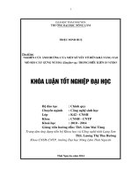 Nghiên cứu ảnh hưởng của một số yếu tố đến khả năng tạo mô sẹo cây gừng Núi đá (Zingiber sp.) trong điều kiện in vitro.