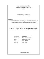 Đánh giá tình hình xây dựng nông thôn mới tại xã Bế Triều, huyện Hòa An, tỉnh Cao Bằng.