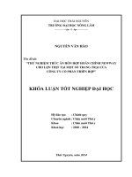 Thử nghiệm thức ăn hỗn hợp hoàn chỉnh NEWWAY cho lợn thịt tại một số trang trại của công ty cổ phần Thiên Hợp.