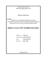 Nghiên cứu đặc điểm dịch tễ bệnh do ấu trùng Cysticercus tenuicollis gây ra ở lợn nuôi tại huyện Đồng Hỷ - tỉnh Thái Nguyên và đề xuất biện pháp phòng chống.