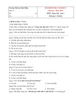 Đề kiểm tra cuối kì 2 môn Tiếng Việt lớp 5 năm học 2014-2015 trường Tiểu học Kim Đồng