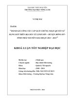 Đánh giá công tác cấp giấy chứng nhận quyền sử dụng đất trên địa bàn xã Linh Sơn - huyện Đồng Hỷ - tỉnh Thái Nguyên giai đoạn 2011 - 2013.