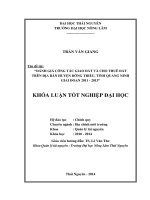 Đánh giá công tác giao đất và cho thuê đất trên địa bàn huyện Đông Triều - tỉnh Quảng Ninh giai đoạn 2011 - 2013.