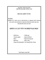 Nghiên cứu, tiếp cận sự ảnh hưởng của phong thủy trong xây dựng, bố trí nhà ở nội đô ở phường Đồng Quang, thành phố Thái Nguyên.