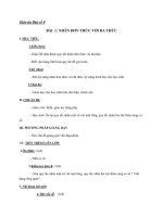 Giáo án đại số 8 bài 1 nhân đơn thức với đa thức