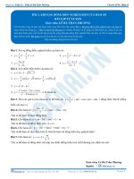 Bài 01 Bài tập tự luyện khoảng đồng biến nghịch biến phần 1