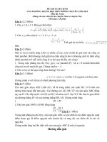 Đề thi tuyển sinh vào lớp 10 môn Toán (Chuyên) năm học 2015-2016 trường THPT Chuyên Sư Phạm, Hà Nội
