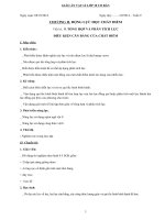 GIÁO ÁN VẬT LÍ 10 CHƯƠNG II