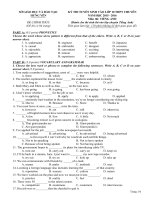 Đề thi tuyển sinh vào lớp 10 môn Toán năm học 2015-2016 Sở GD-ĐT Hưng Yên