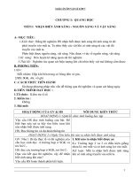 GIÁO ÁN VẬT LÍ 7 MỚI NHẤT