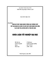 Đánh giá thực trạng nghèo thông qua phương pháp tiếp cận nghèo đa chiều và giải pháp giảm nghèo bền vững tại xã Quế Tân, huyện Quế Võ, tỉnh Bắc Ninh.