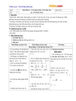 Giáo án đại số 9 bài 1 căn bậc hai