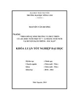 Theo dõi sự sinh trưởng và phát triển của đà điểu nuôi thịt từ 7 - 12 tháng tuổi nuôi tại huyện Bạch Thông - Bắc Kạn.