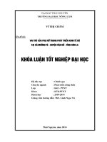 Vai trò của phụ nữ trong phát triển kinh tế hộ gia đình tại xã Mường Tè - huyện Vân Hồ - tỉnh Sơn La.