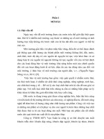 Luận văn Đánh giá hiện trạng và các biện pháp giảm thiểu ô nhiễm môi trường nước của công ty TNHH MTV Vạn Xuân