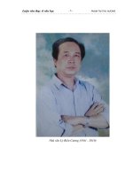 Nghệ thuật tự sự trong văn xuôi Lý Biên Cương