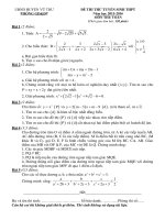 Đề thi thử vào lớp 10 môn Toán năm học 2015-2016 huyện Vũ Thư, Thái Bình
