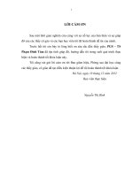 Nghiên cứu lý thuyết trật tự của hợp kim Cu3Au bằng phương pháp thống kê momen