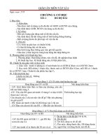 GIÁO ÁN MÔN VẬT LÍ LỚP 6