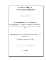 Xây dựng hệ thống bài tập và hướng dẫn hoạt động giải bài tập chương Dao động và sóng điện từ nhằm bồi dưỡng năng lực sáng tạo cho học sinh lớp 10 THPT