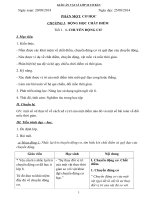 GIÁO ÁN VẬT LÍ 10 CƠ BẢN CHƯƠNG I