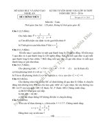 Đề thi tuyển sinh vào lớp 10 môn Toán năm học 2015-2016 Sở GD-ĐT Nghệ An