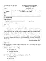 Đề kiểm tra Học kỳ II lớp 2 năm 2012 - 2013, Trường tiểu học Gia Hòa tỉnh Hải Dương