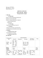 Đề kiểm tra học kì 2 môn Hóa lớp 8 năm học 2014-2015 trường THCS Bình Giang, Kiên Giang